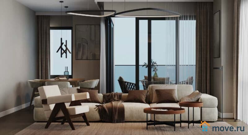 3-комн. квартира, 91 м²