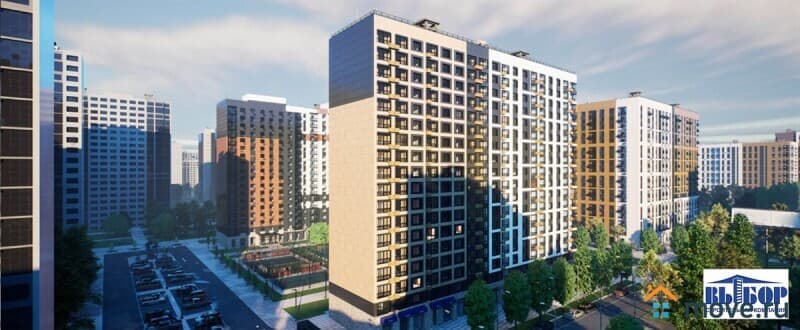 1-комн. квартира, 54.5 м²