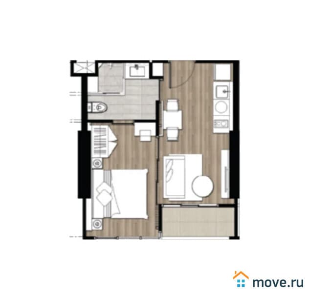 1-комн. квартира, 34 м²