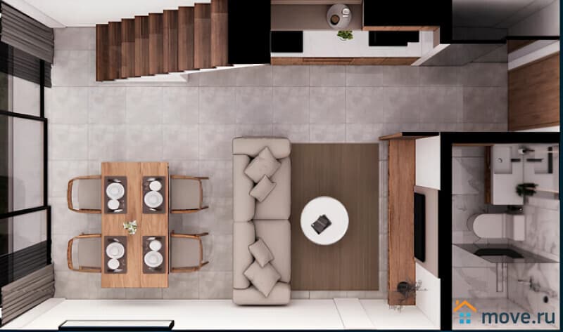 1-комн. квартира, 82 м²