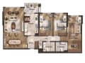 Продам четырехкомнатную квартиру, 182 м², этаж 3 из 6. Фото 1