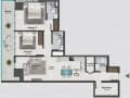 2-комн. квартира, 119 м²
