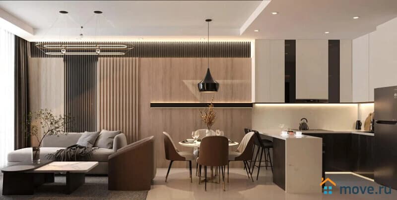 студия, 38 м²
