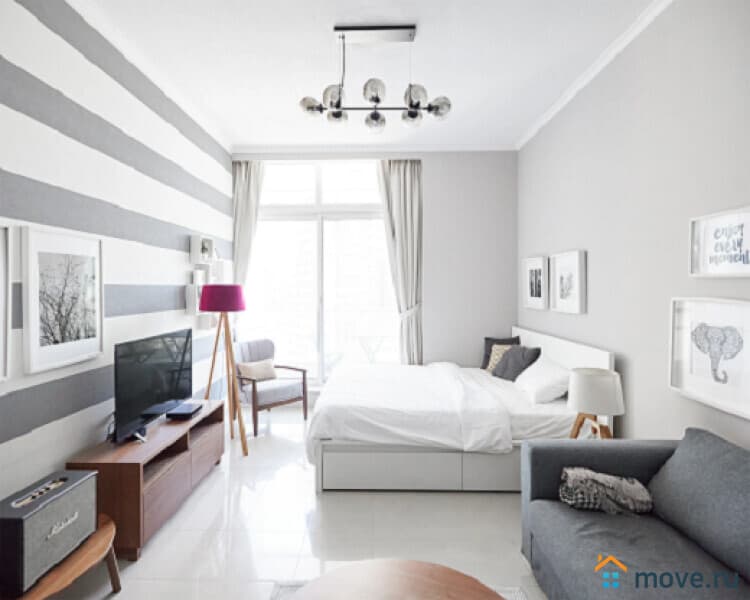 студия, 43 м²