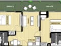 2-комн. квартира, 76 м²