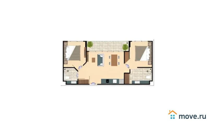 2-комн. квартира, 39 м²