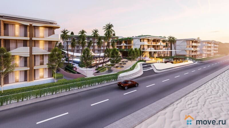 1-комн. апартаменты, 57 м²