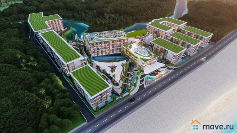 1-комн. апартаменты, 57 м²