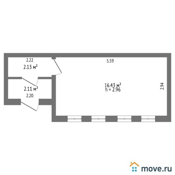 нежилое здание, 20.6 м²