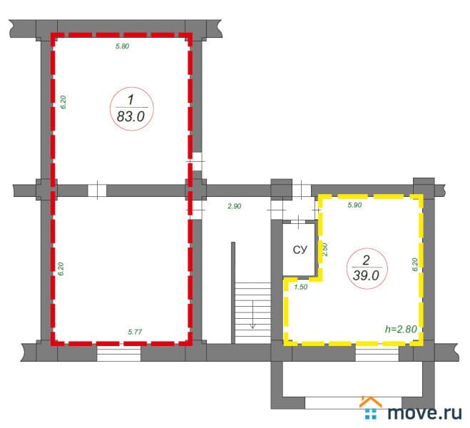 свободного назначения, 143 м²