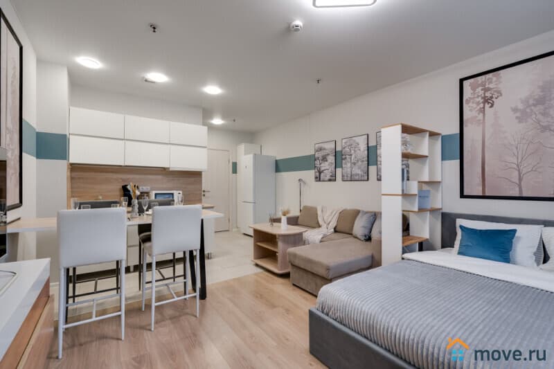 студия, 27 м²