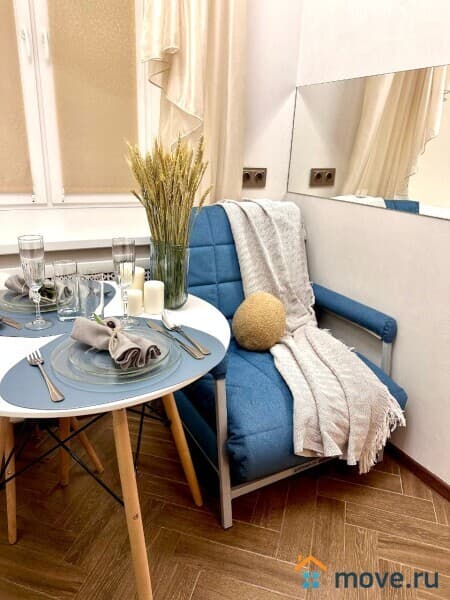 студия, 15 м²