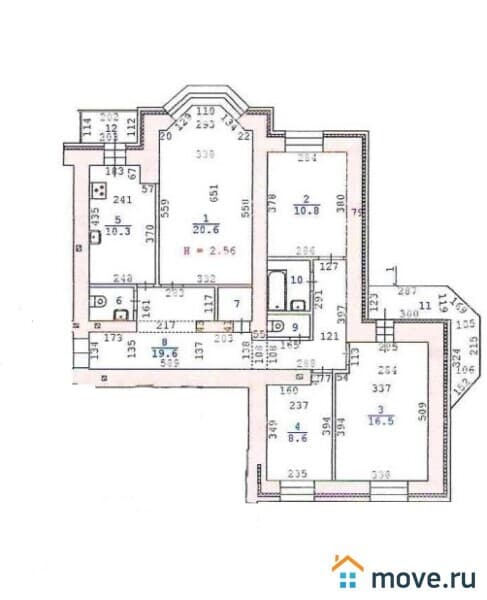 4-комн. квартира, 94 м&sup2;