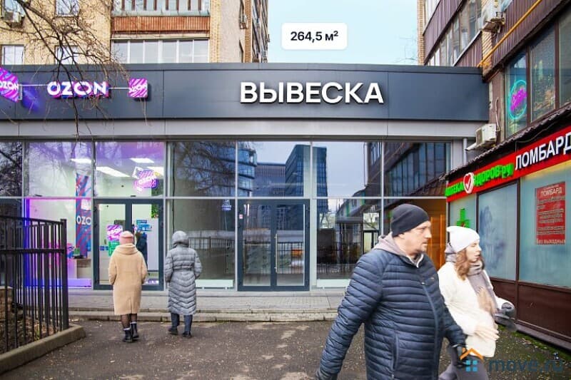 торговое помещение, 265 м&sup2;