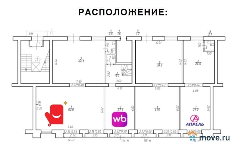 готовый бизнес, 54 м&sup2;