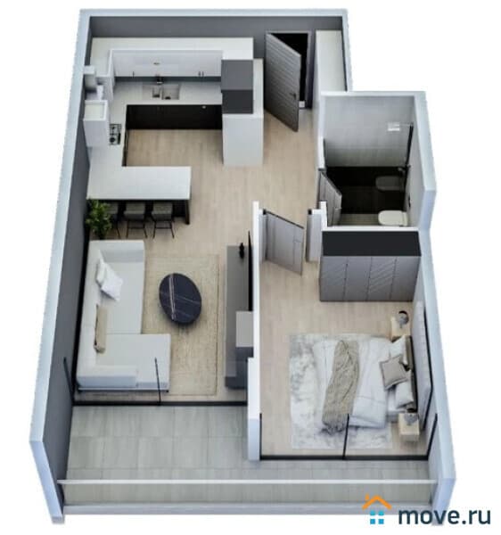 2-комн. квартира, 70 м²