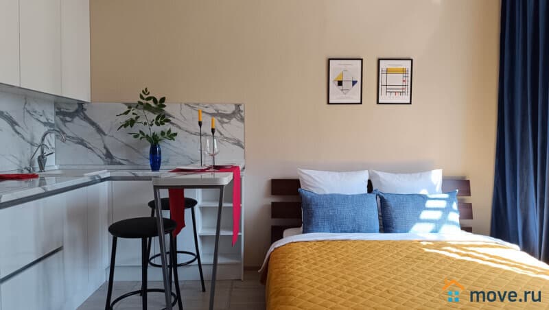студия, 28 м²