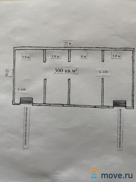 производственное, 300 м²