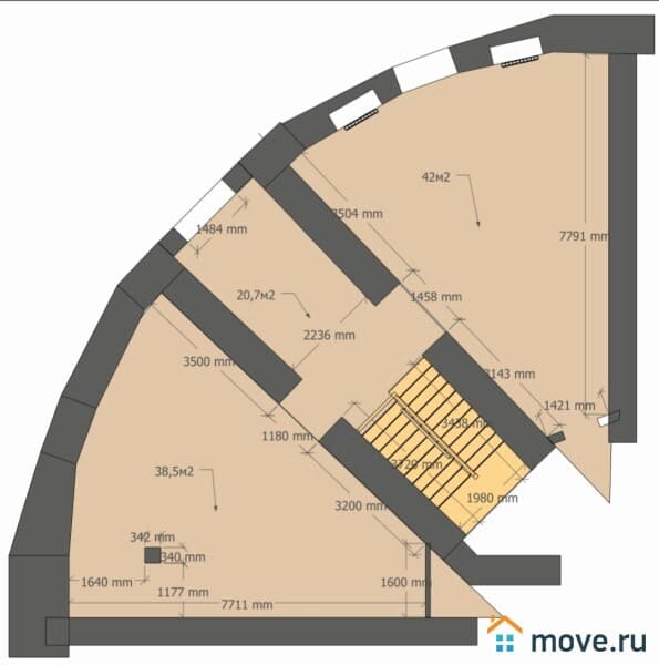 торговое помещение, 80 м²