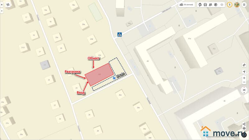 торговое помещение, 57 м²