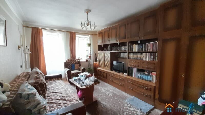 3-комн. квартира, 53.7 м²