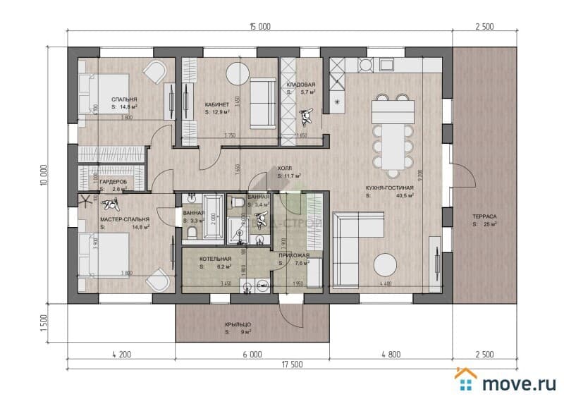 дом, 161 м&sup2;
