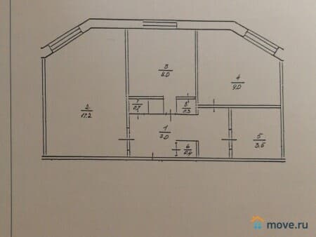 Продажа 2-комнатной квартиры, 46.1 м², Тында, улица Мохортова, 3