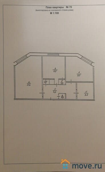 2-комн. квартира, 46.1 м²
