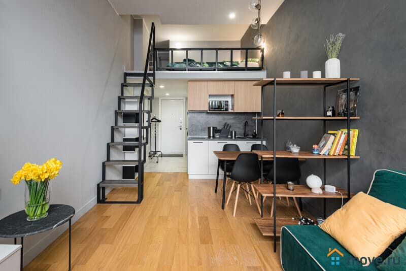 студия, 33 м²