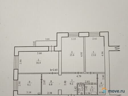 Продаем 3-комнатную квартиру, 76.4 м&sup2;, Чулым, улица Кожемякина, 179