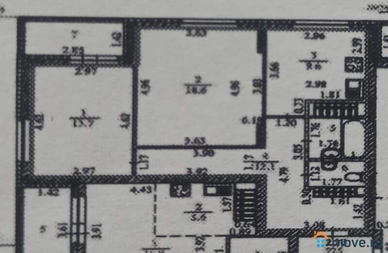 2-комн. квартира, 61 м&sup2;