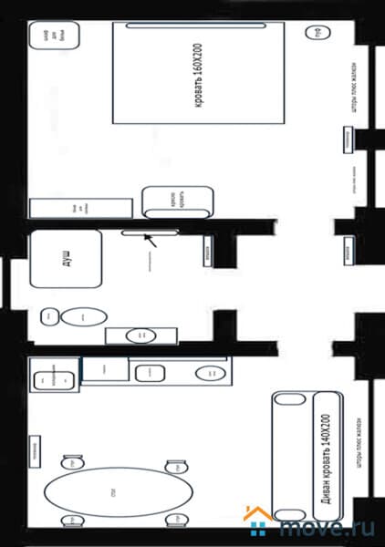 2-комн. квартира, 35 м&sup2;