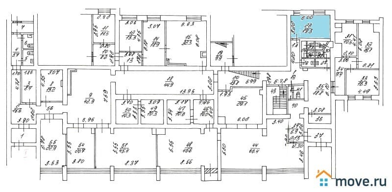 офис, 54 м&sup2;