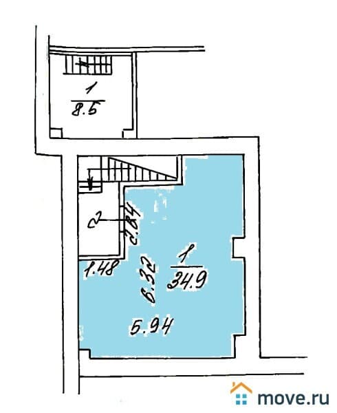 офис, 54 м&sup2;