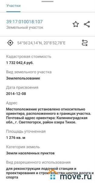 земельный участок, 12.7 сотки