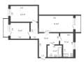 3-комн. квартира, 66.5 м&sup2;