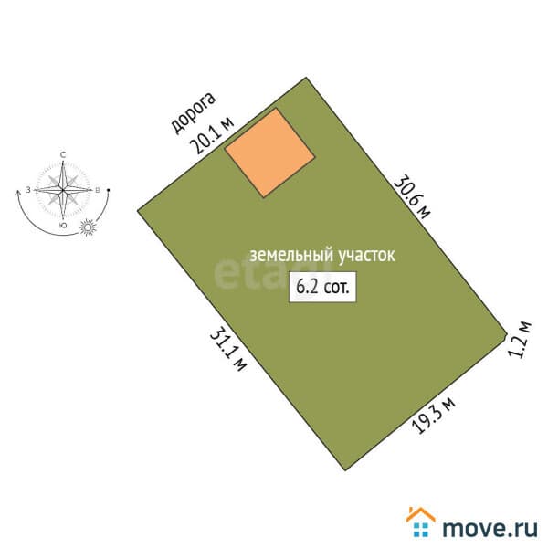 дом, 51.1 м&sup2;