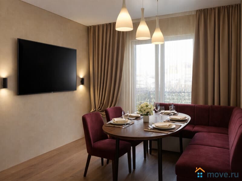 3-комн. квартира, 77.6 м&sup2;