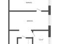 2-комн. квартира, 42 м&sup2;