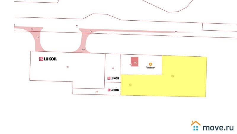 земельный участок, 0.96 га
