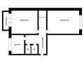 2-комн. квартира, 50.5 м&sup2;
