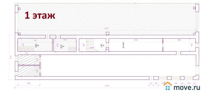 нежилое здание, 795 м&sup2;