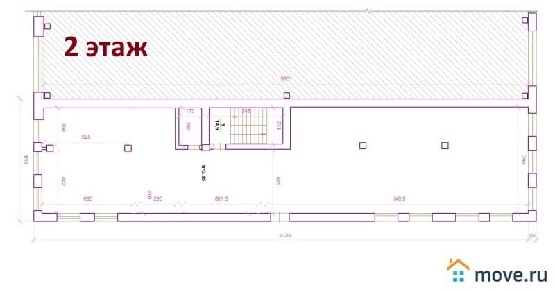 нежилое здание, 795 м&sup2;