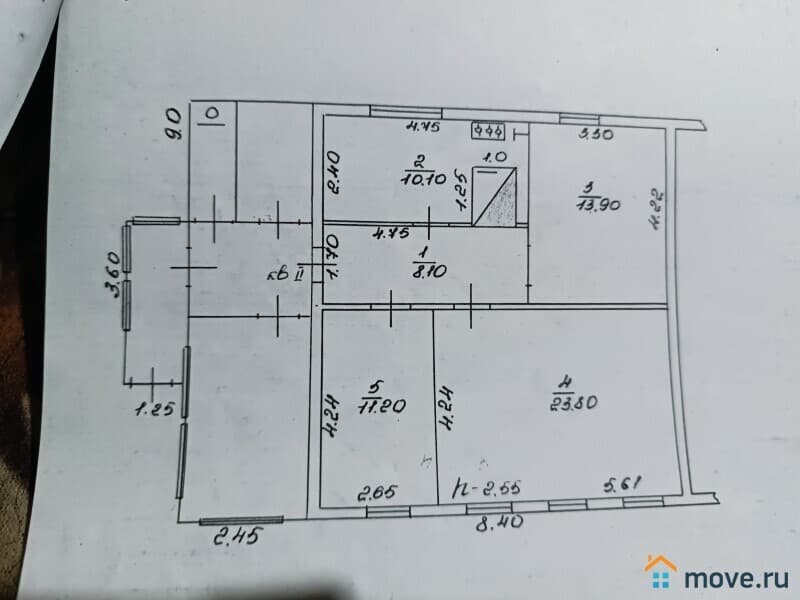 3-комн. квартира, 67.1 м&sup2;