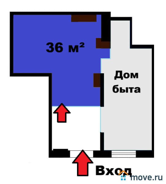 свободного назначения, 36 м&sup2;