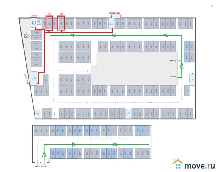 машиноместо, 13.3 м&sup2;