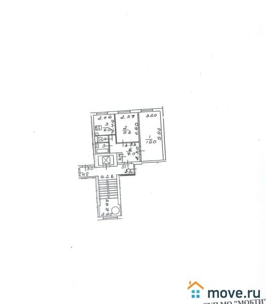 2-комн. квартира, 44.8 м&sup2;