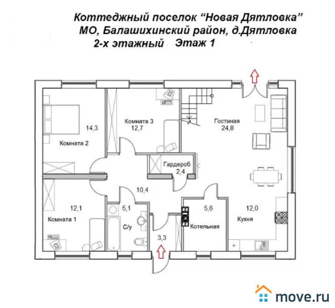 коттедж, 197 м&sup2;