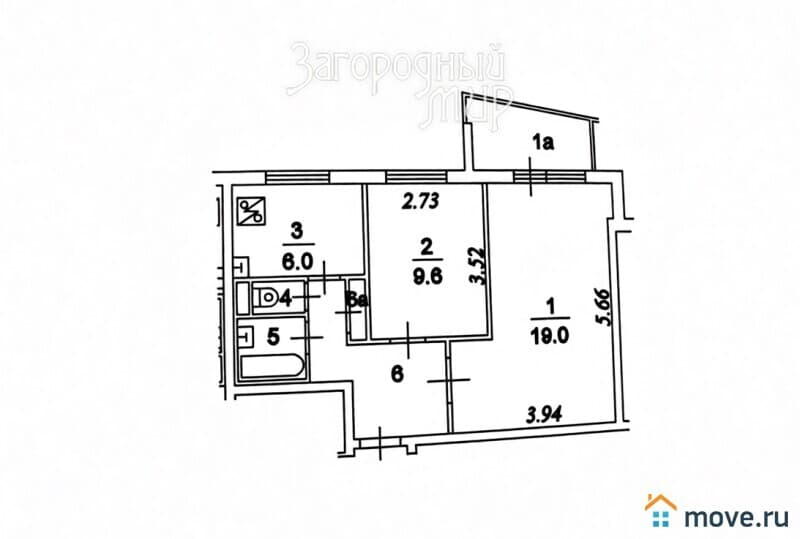 2-комн. квартира, 442 м&sup2;