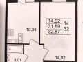 Продажа однокомнатной квартиры, 33 м², 10 мин. до метро пешком, этаж 20 из 25. Фото 15